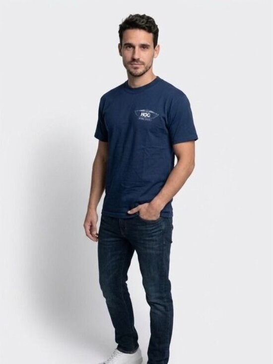 Harley-Davidson Other - Harley-Davidson H.O.G. 1997 Posse Ride Navy Blue T-Shirt Coast To Coast Graphic